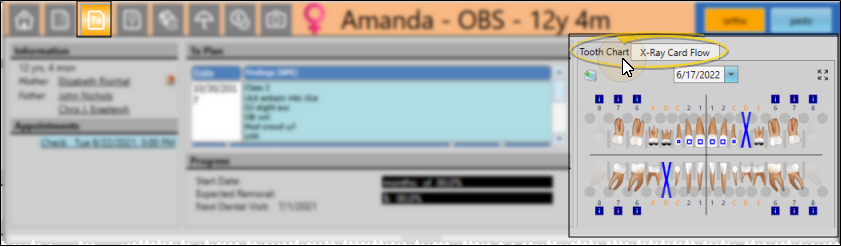 Treatment hub header persistence