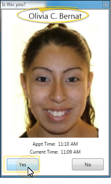 Sign in confirmation